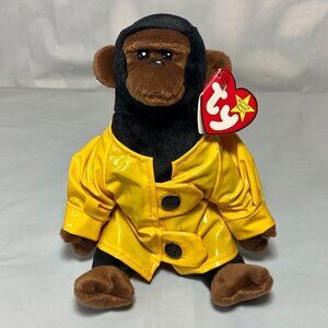 Ty Beanie Baby Original 1996 Congo‎ w/Rain Coat Fareham, Hants Reg PA 1965(KR)